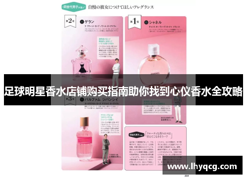 足球明星香水店铺购买指南助你找到心仪香水全攻略